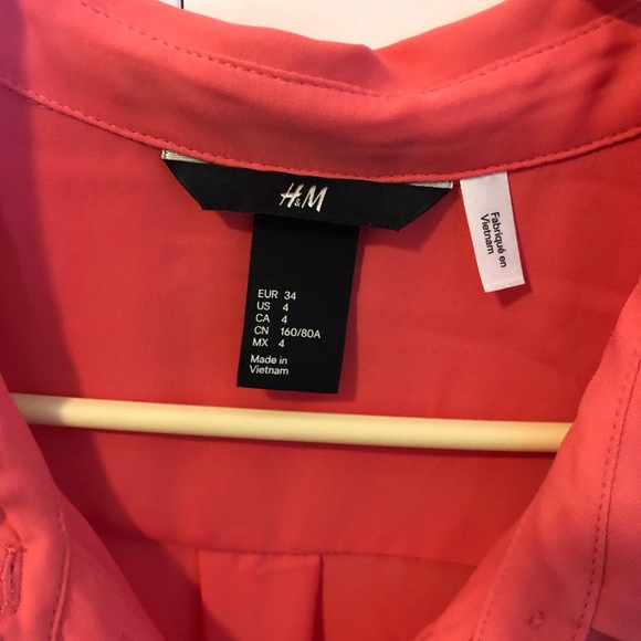 H&M Collared Sleeveless Pink Dress - Picture 4 of 4